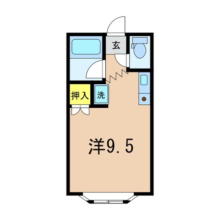 コーポチェリーの物件間取画像